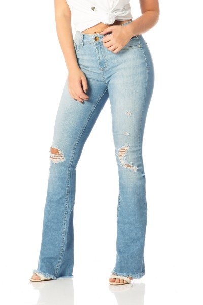 calça jeans feminina flare