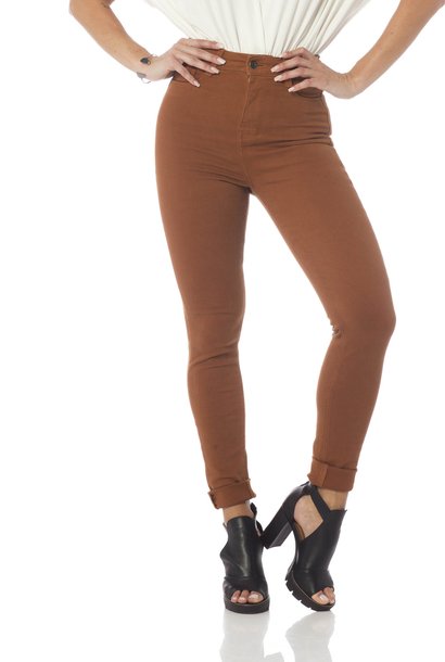 Calça Jeans Feminina Color Skinny Cintura Alta - DZ2528-10