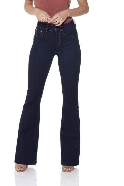 calça jeans feminina escura