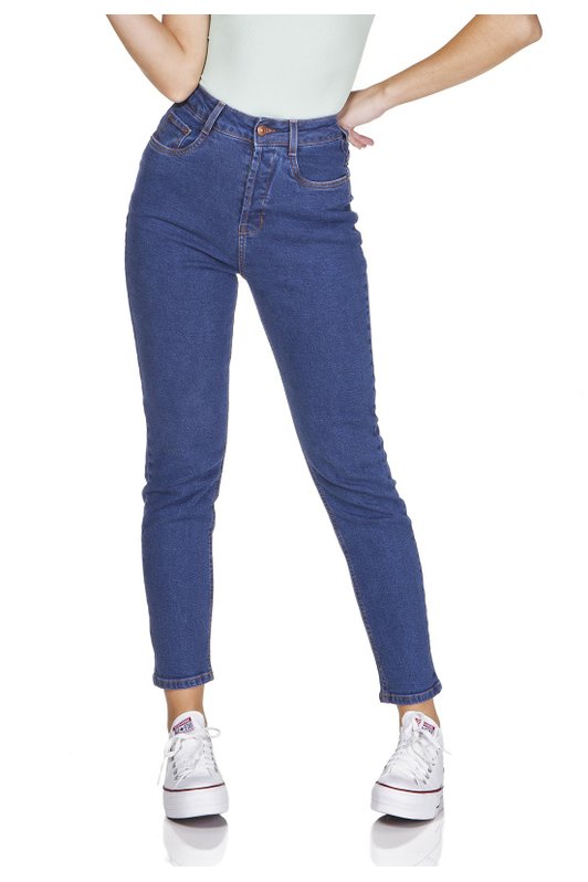 dz3209 calca jeans mom fit estonada denim zero frente prox