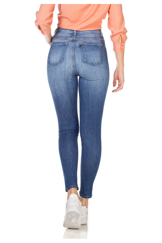 dz3227 calca jeans feminia skinny hot pants cigarrete denim zero costas prox
