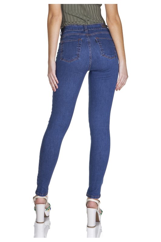 dz3212 calca jeans skinny media denim zero costas prox