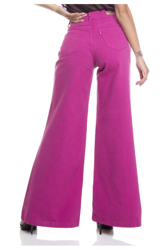 dz3383 calca jeans feminina pantalona colorida denim zero costas prox
