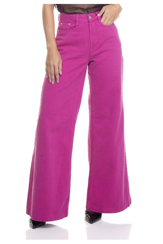 dz3383 calca jeans feminina pantalona colorida denim zero frente prox
