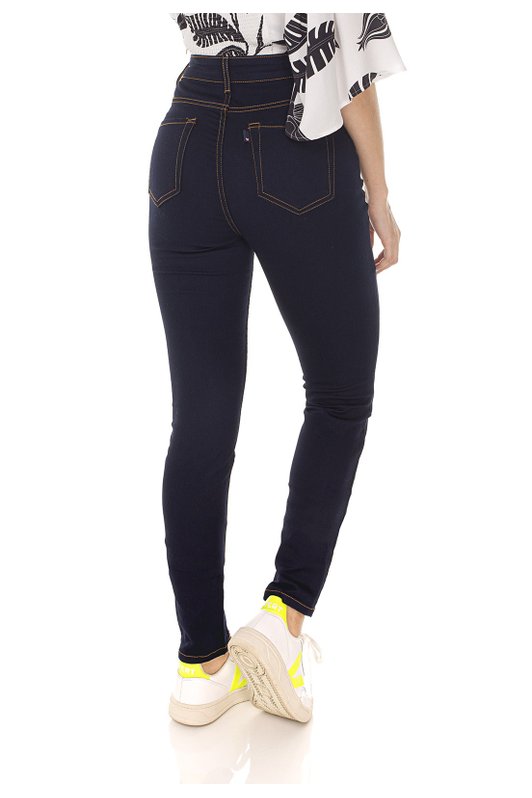 dz3615 calca jeans feminina skinny hot pants tradicional denim zero costas prox