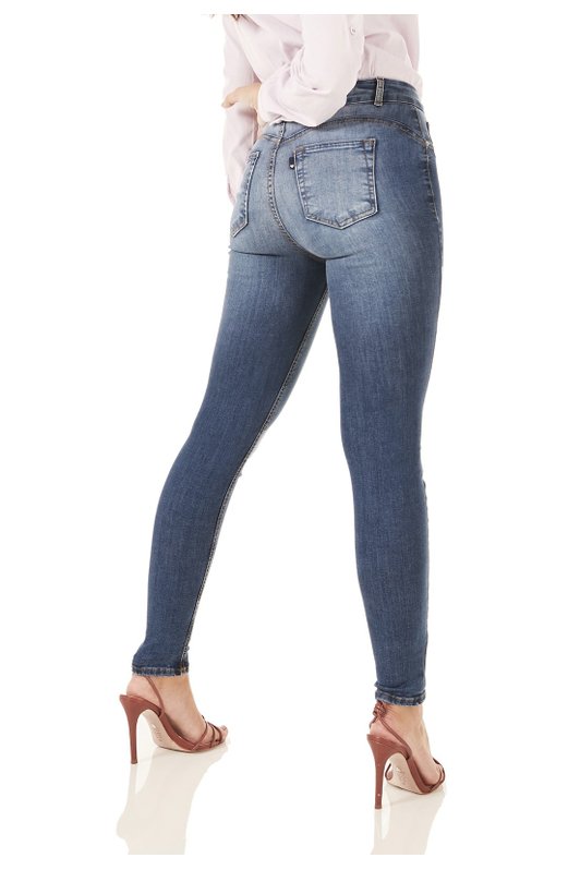 dz3790 com calca jeans feminina skinny media cigarrete tradicional denim zero costas prox