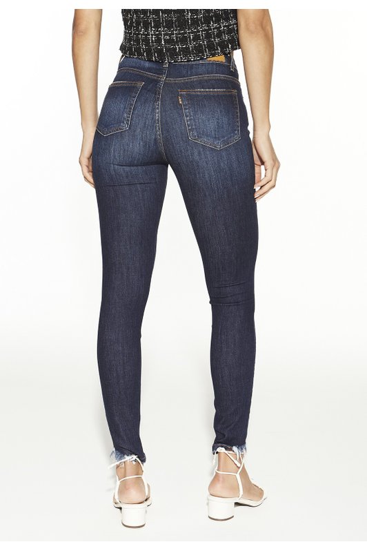 dz20393 re calca jeans feminina skinny mediacigarrete denim zero costas prox