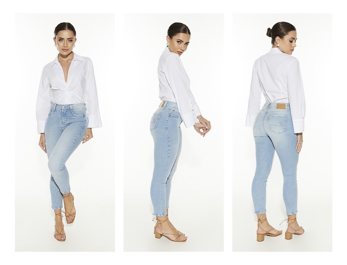 dz20521 re calca jeans feminina skinny media cropped denim zero trio