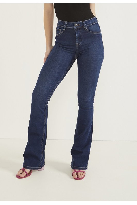 dz20375 re calca jeans feminina flare media denim zero frente prox easy resize com