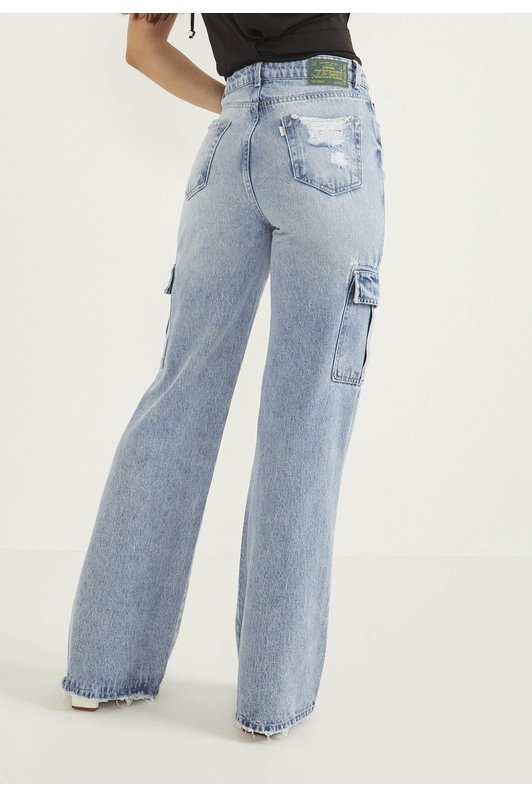 dz20591 alg calca jeans feminina wide leg bolsos utilitario denim zero costas prox easy resize com