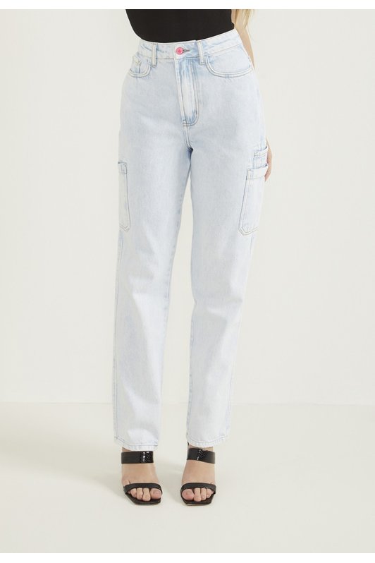 dz20590 alg calca jeans femina reta com bolsos utilitario denim zero frente prox easy resize com