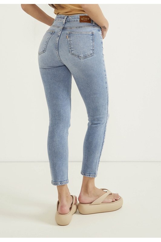 dz20576 re calca jeans feminina skinny media cropped denim zero costas prox easy