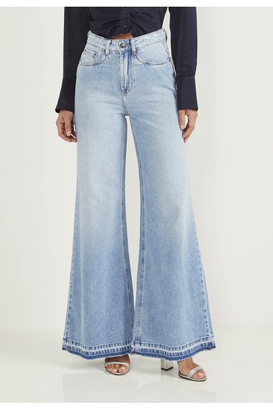 dz20325 alg calca jeans feminina pantalona com barra diferenciada frente prox easy re